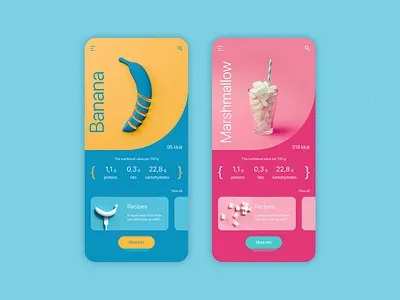 Сalories app app app design application design mobile ui ux