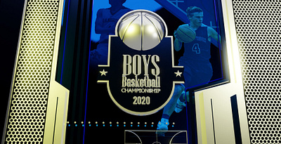 CHSL Boys Basketball Championship basketball blender 3d design francisco javier sports