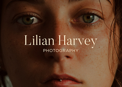 Lilian Harvey Photography behance behance project brand branding business card design identity logo logomark logotype minimal photographer photography typography