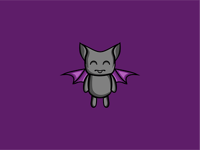 Cat logo animal animal character bat cat cat logo character cute design inspiration icon logo minimalist minimalist design playful