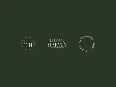 Lilian Harvey Photography brand brand identity branding identity logo logomark logotype minimal photographer photography photography logo