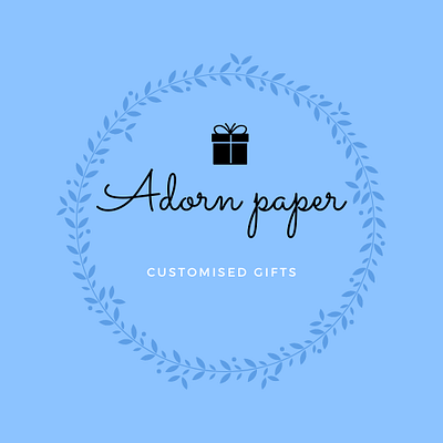 Adorn paper-where you can order your own personalised gifts app design icon illustration instagram logo web