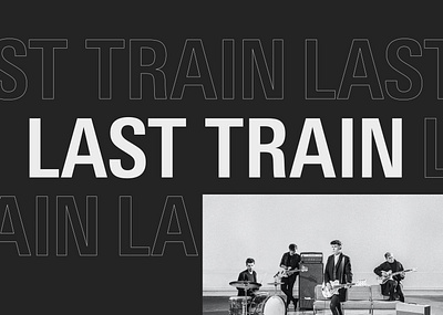 Last Train Official website band last last train music product rock train ux website