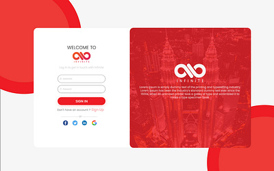 Sign In design uiuxdesign website design