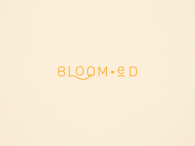 Bloom*ed Branding branding branding design branding designer graphic design graphic design logo logo logodesign typography typography logo