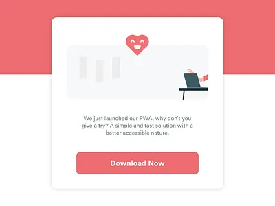DailyUI Day 16 Challenge android app branding clean design download easy flat illustrationer ios minimal overlay popup popup window popups pwa ui ux uxer
