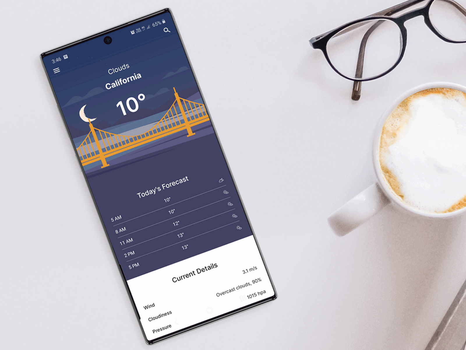 Favorite Place aan hamdani alex chan animation daily ui design gif illustration material design ui ui design ux vector