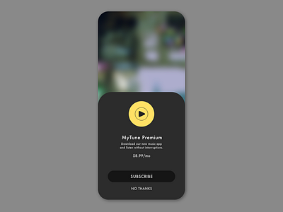 DailyUI #26 - Subscribe app app design dailyui dailyui 026 darkmode design mobile design modal subscribe ui ui design ux ux design widget