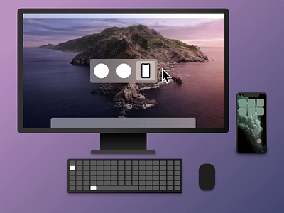 [Concept] Cmd + Tab to Mobile Devices app bluetooth imac iphone switcher