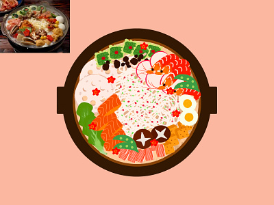 美食手绘 animation design illustration ui vector 手绘 插画 插画练习 美食