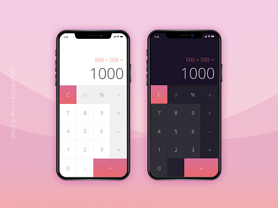 Daily UI 004 app calculator dailyui design ui ux web web