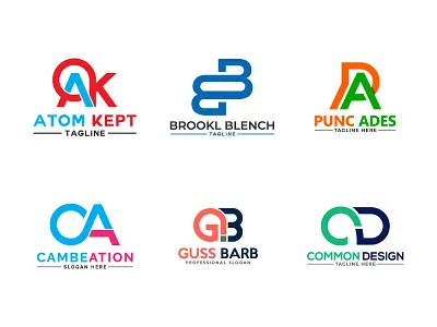 Creative And Professional Letter Logo Or Initial Letters agency branding business company creative finance font graphic job letter letter a to z letters logo marketing modern multimedia office personal professional