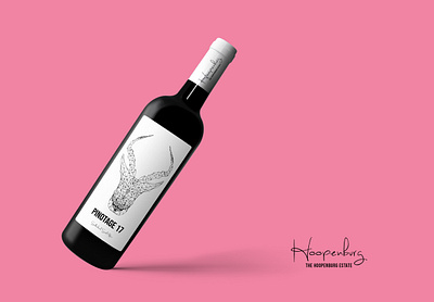 Hoopenburg Pinotage 17 - Branding and Packaging Refresh adobe branding clean design flat graphic design illustrator logo minimal vector