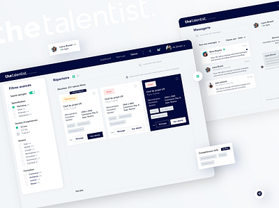 Repertory redesign #1 - the talentist app brand design branding design icon logo minimal ui ux website