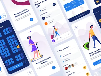 TrueGo Travel App UI Kit android app design freelance ios material design matloob mehrab mobile mohd matloob saas design travel app ui design ui designer uix designer ux design web design