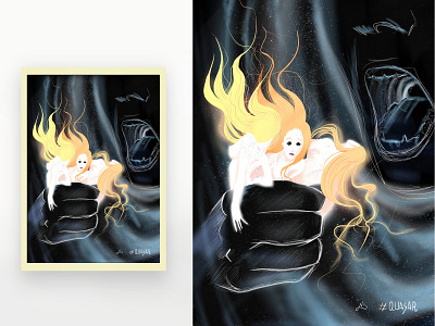 #Quasar art astronomy blackhole design illustration illustration art quasar universe