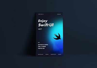 Poster Design 'Enjoy SwiftUI' graphicdesign poster poster design