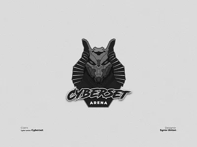 Logo Cyberset cybersport illustration logo logo design