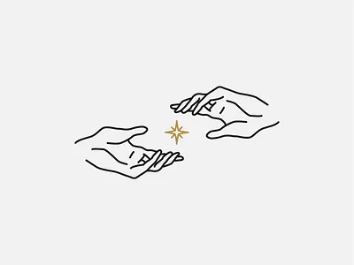 Earthly Energy Logo branding illustration logo reiki vector