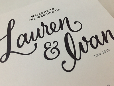 Dat Ampersand! ampersand black and white hand lettering lettering script wedding