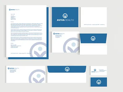 Aviva Health Logo and Branding art branding design flat illustration illustrator logo minimal vector