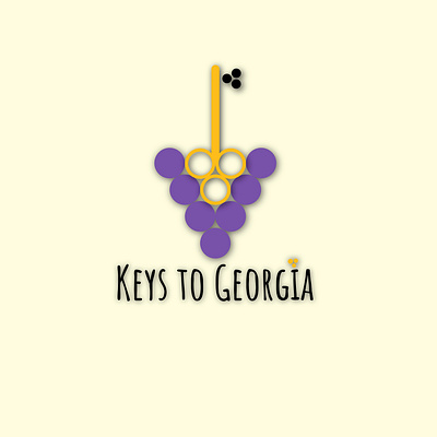 Keys to Georgia illustrator logo