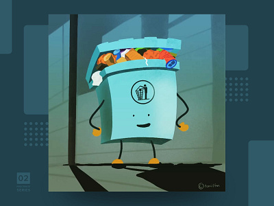 Dustbin..! animated gif animation 2d artist artworks dailywarmup design design app digital digital art digital illustration digital painting digitalartist drawing dustbin graphic design graphics illustraion illustration art pencilfox procreateapp