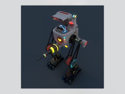 cool robot c4d c4dart cinema4d robot