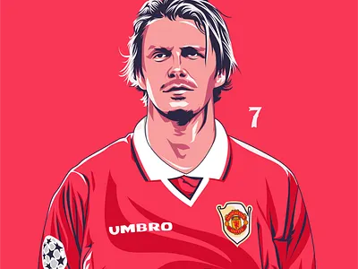 David Beckham art beckham coreldraw design designer digitalart england fanart graphicdesigner inggris legend manchester united vector