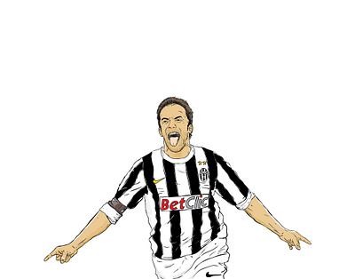 Del Piero / Playoff art artwork del piero football graphicdesign illustration italy juventus playoff vector