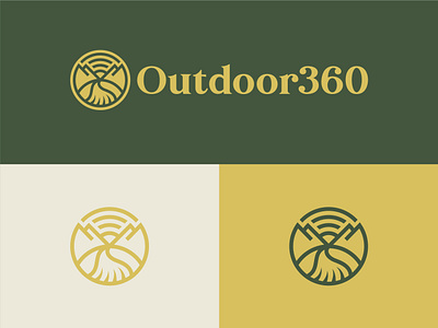 Outdoor360 branding icon identity illustration illustrator lineart logo serif vector