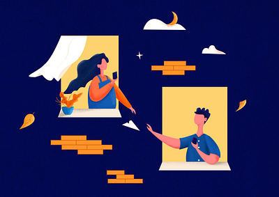 Illustration practice characters color design illustration texture ui vector