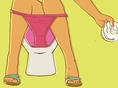 Spare a Square covid 19 illustration spare a square toilet paper