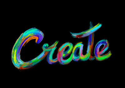 Create branding create design text