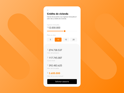 Daily UI 004 / Calculator calculator credit daily ui income mobile real estate