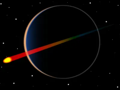 Make a wish! affinitydesigner asteroid galaxy glow illustration planet space stars