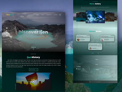 TimeTravel ___Travel Landing Page carter clean clean design creative indonesia interface landing landing page layout minimal travel travelagency ui ui design uidesign uiux design uiuxdesign vacation web website design