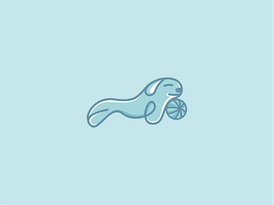 Seals Played Ball animal animal character animal logo character children cute icon logo logo design minimalist played ball playful seals seals logo