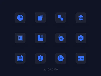 icons design dark adobe xd icon illustration ui
