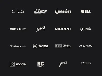 Logofolio Collection by Made behance behance project black and white black logo brand design branding collection graphic design graphicdesign logo logo collection logo design logodesign logos logotype marks symbol trademark typography