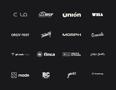 Logofolio Collection by Made behance behance project black and white black logo brand design branding collection graphic design graphicdesign logo logo collection logo design logodesign logos logotype marks symbol trademark typography
