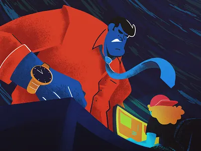 Midnight Story art artwork character dribbble dribbble invite graphic design illustration