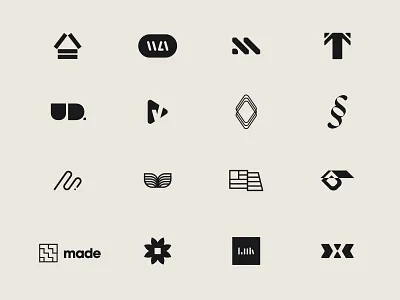 Logofolio Collection by Made behance behance project black logo branding collection cream graphic graphic design graphic design graphicdesign logo logo collection logodesign logos logotype marks monochrome monogram symbol typogaphy
