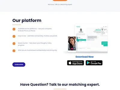 Online Therapist Website Design branding design home page homepage illustration landing page logo therapist therapy ui design web page webdesign website website concept