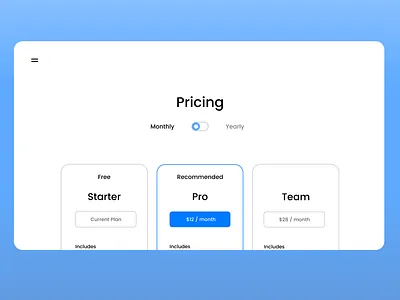 Price Table 100daysofui adobexd dailyui design ui