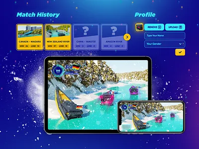 Game Art - Fast Flow Device mock-up app ui game art game design game play hyper casual game ipad mockup ipadpro iphone x mockup iphone11pro iphone11pro mockup iphonex ui ui design uiux uiuxdesign