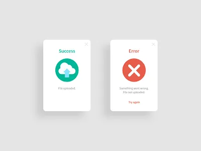 daily ui 011 - Flash Messages 011 clean daily ui 011 dailyui error flash messages mobile success