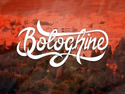 Bologhine - Lettering alger algeria algerie bologhine city dz handdrawing handdrawn handdrawn type handmade letter lettering lettermark letters lettrage lettring shadows words