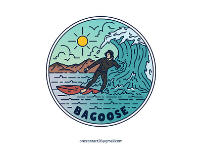 Bagoose apparel apparel design apparel graphics badgedesign clothing brand design graphic design illustration illustrator merch design merchandise merchandise design monoline outdoor apparel patch design sticker sticker design tshirt design vector vintage illustration