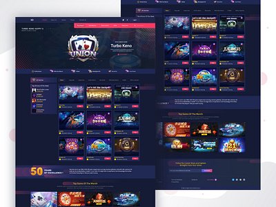 RNG Landing Page Dark Concept dailyui dark mode game landing page lottery poker poker online ui ux web design